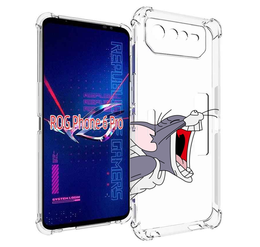 

Чехол MyPads том-голодный для Asus ROG Phone 6 Pro, Прозрачный, Tocco