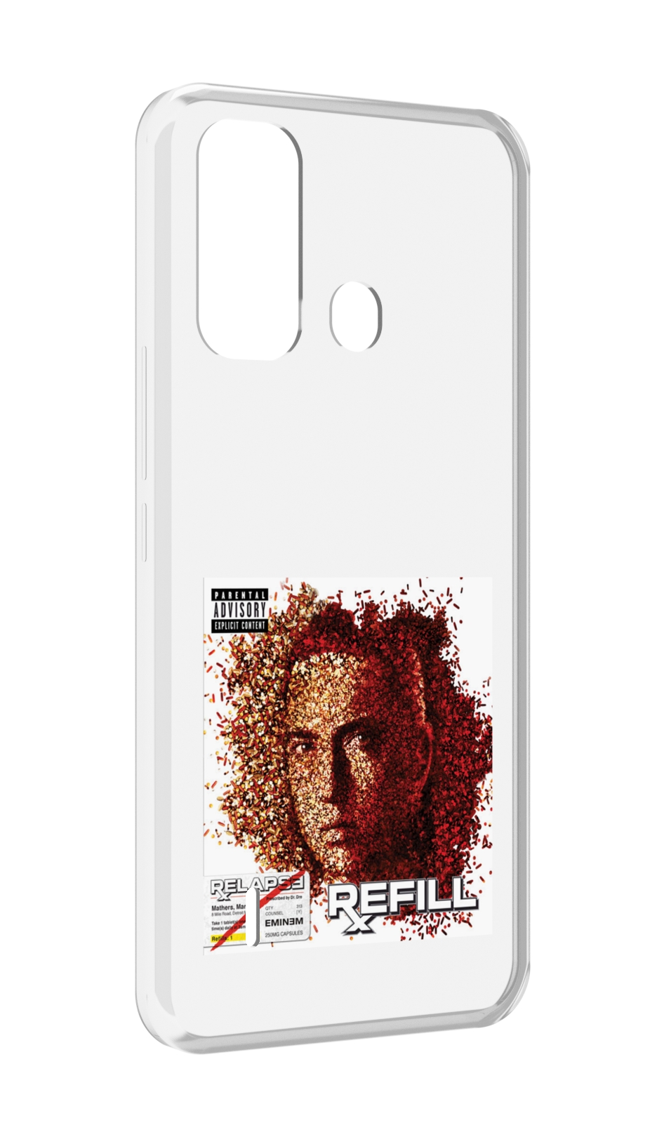 

Чехол MyPads Eminem RELAPSE, REFILL для ITEL A49 / A58 / A58 Pro, Прозрачный, Tocco