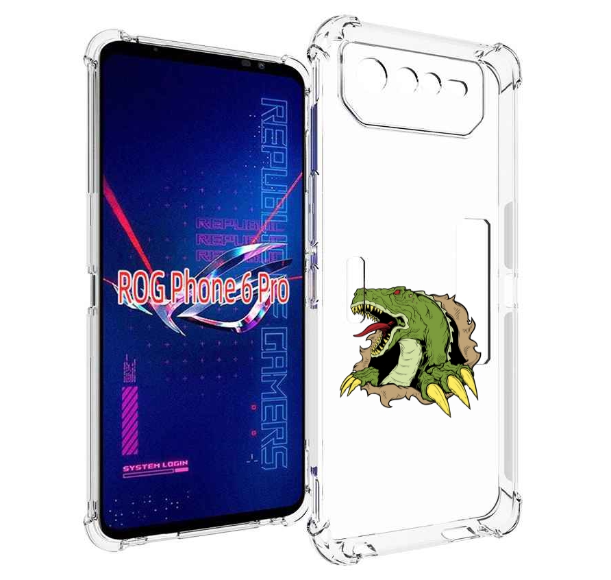 

Чехол MyPads годзила для Asus ROG Phone 6 Pro, Прозрачный, Tocco