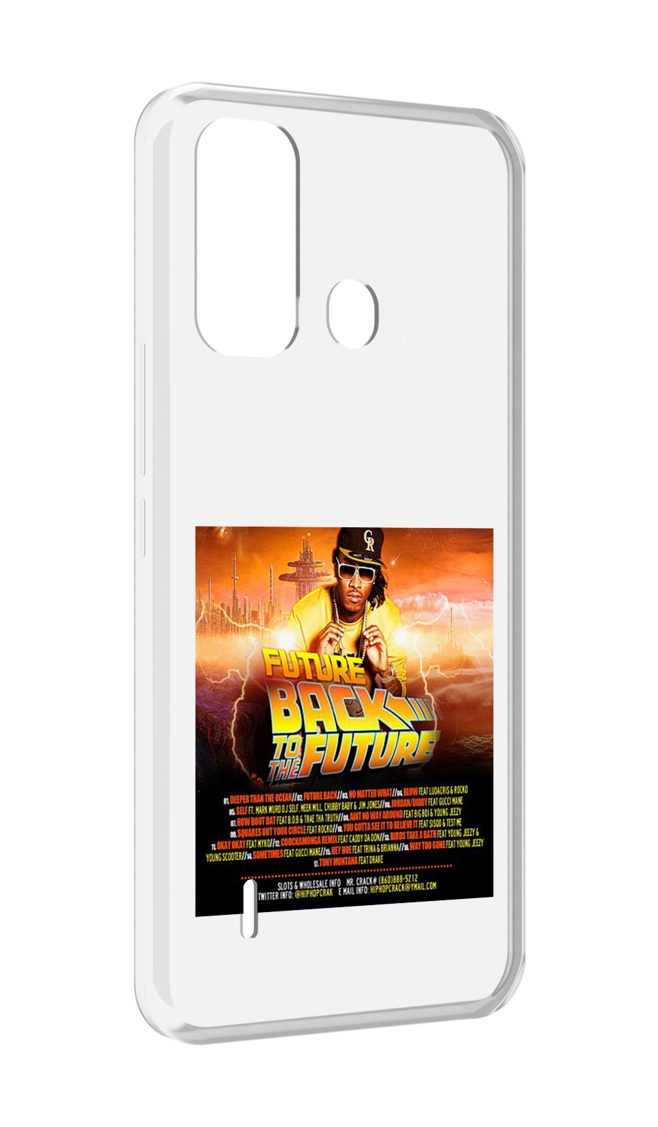 

Чехол MyPads Future - Back To The Future для ITEL A49 / A58 / A58 Pro, Прозрачный, Tocco