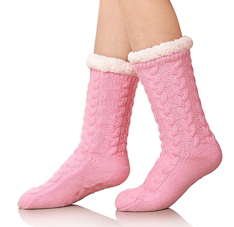 Носки унисекс TOP-Store Huggle Slipper Sock розовые onesize