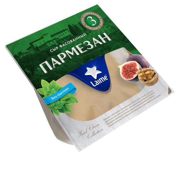 

Сыр Лайме Пармезан твердый 40% 200г