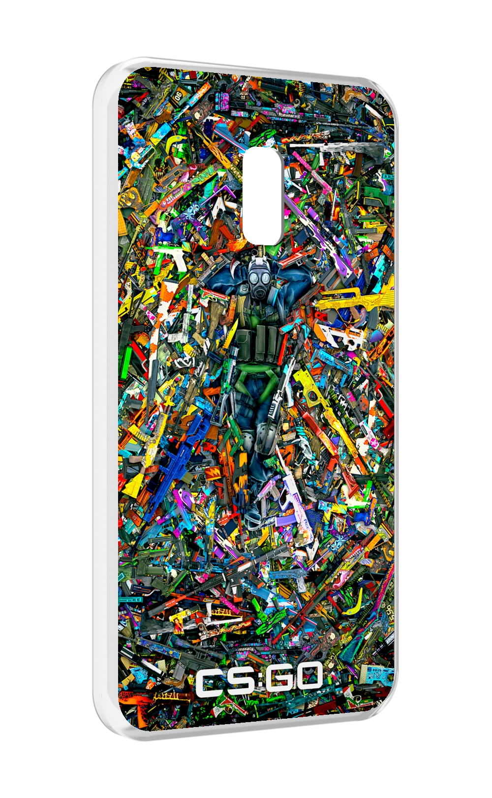 

Чехол MyPads CS GO guns skins мужской для Meizu 15, Прозрачный, Tocco