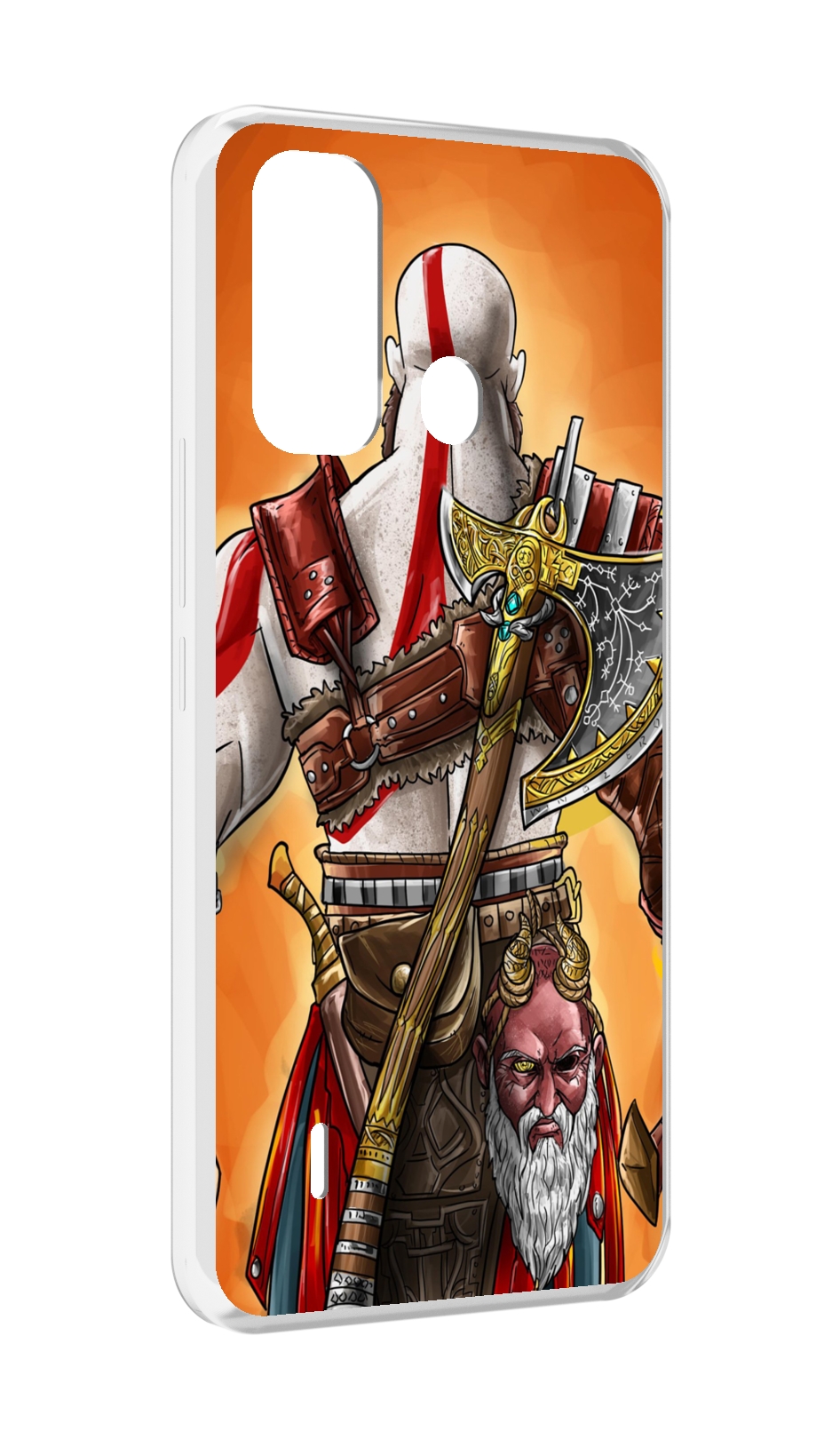 

Чехол MyPads God of War для ITEL A49 / A58 / A58 Pro, Прозрачный, Tocco