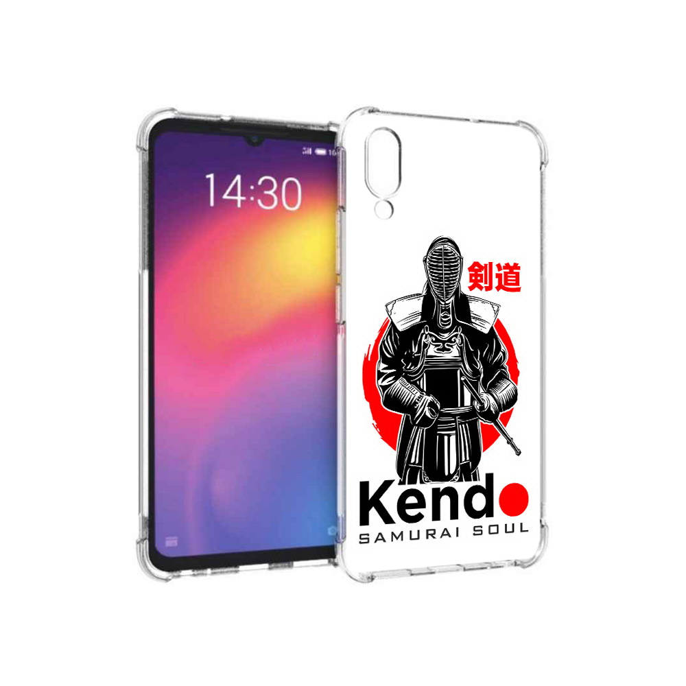 

Чехол MyPads Tocco для Meizu Note 9 рисованый самурай (PT134513.88.581), Прозрачный, Tocco