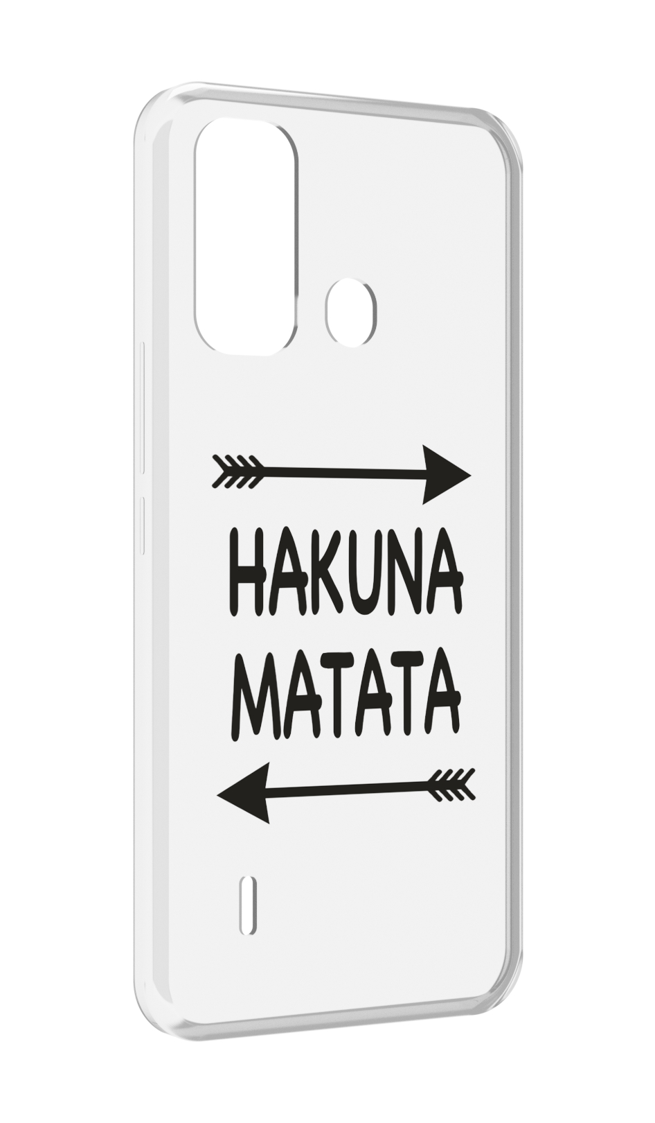 

Чехол MyPads Hakuna-Matata для ITEL A49 / A58 / A58 Pro, Прозрачный, Tocco