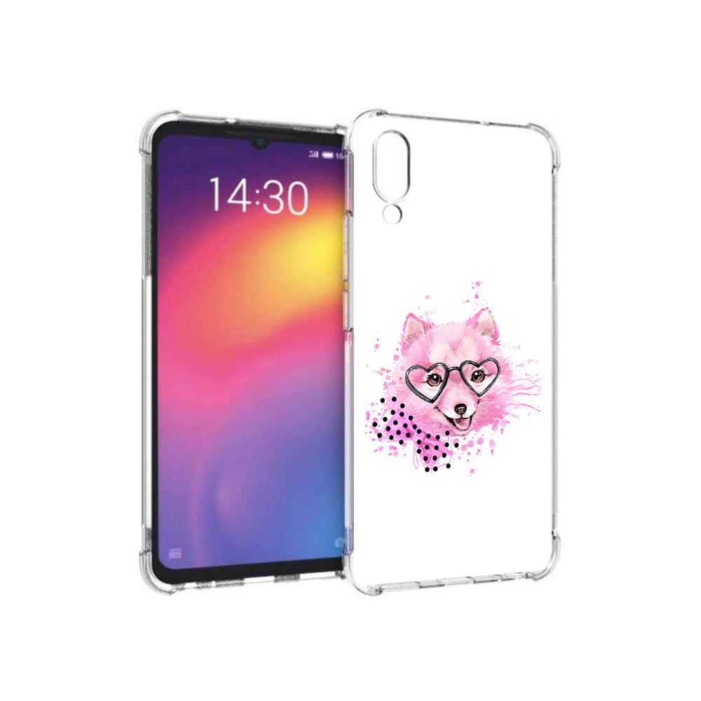 

Чехол MyPads Tocco для Meizu Note 9 розовый волченок (PT134513.88.585), Прозрачный, Tocco