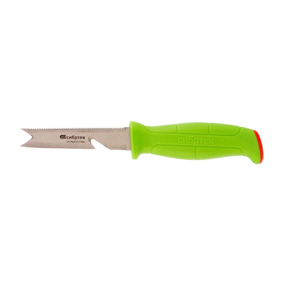 Туристический нож Сибртех 79017, зеленый