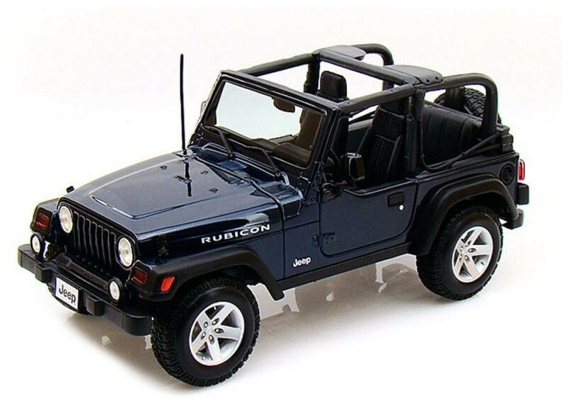 Машина Maisto Jeep Wrangler Rubicon (31663) 1:18, 22 см внедорожник bruder jeep wrangler unlimited rubicon пожарная с фигуркой