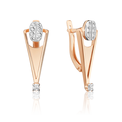 

Серьги подвески из красного золота с топазом PLATINA jewelry 02-4909-00-201-1111, 02-4909-00-201-1111