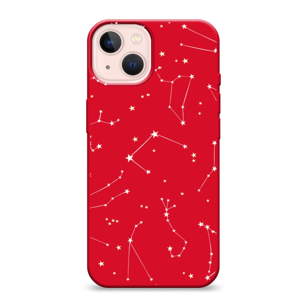 

Матовый силиконовый чехол "Созвездия" на Apple iPhone 13, 14253-1