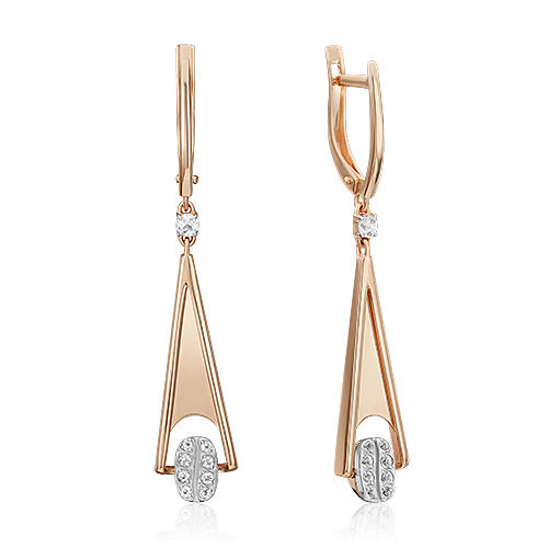 

Серьги из красного золота с топазом PLATINA jewelry 02-4910-00-201-1111, 02-4910-00-201-1111