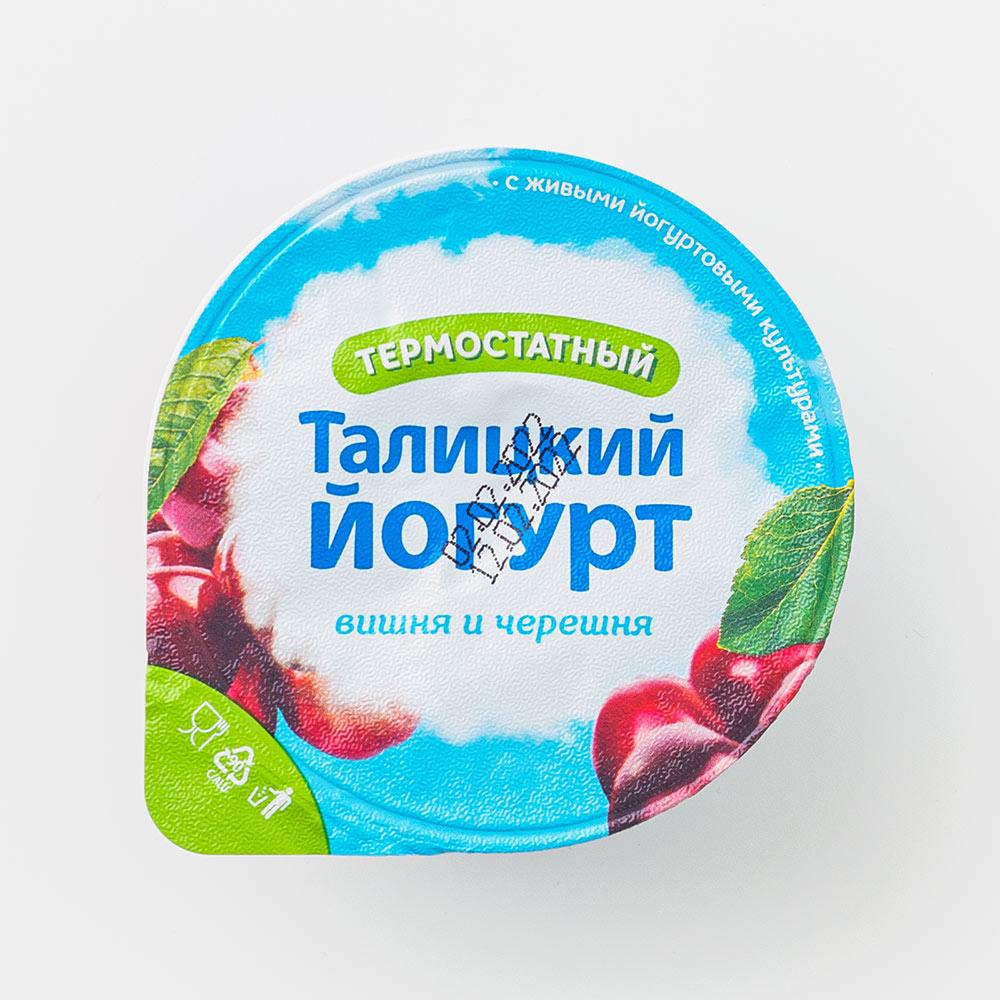 

Йогурт Талицкий термостатный вишня и черешня 3% бзмж 125 г