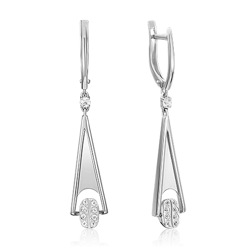 

Серьги из белого золота с топазом PLATINA jewelry 02-4910-00-201-1120, 02-4910-00-201-1120