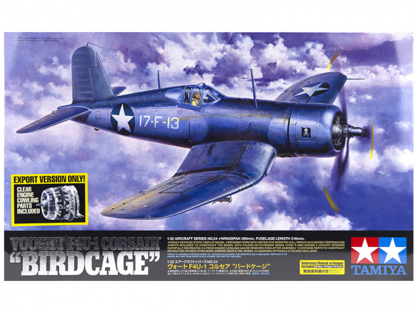 

60324 Tamiya 1/32 Vought F4U-1 Corsair - 'Birdcage'