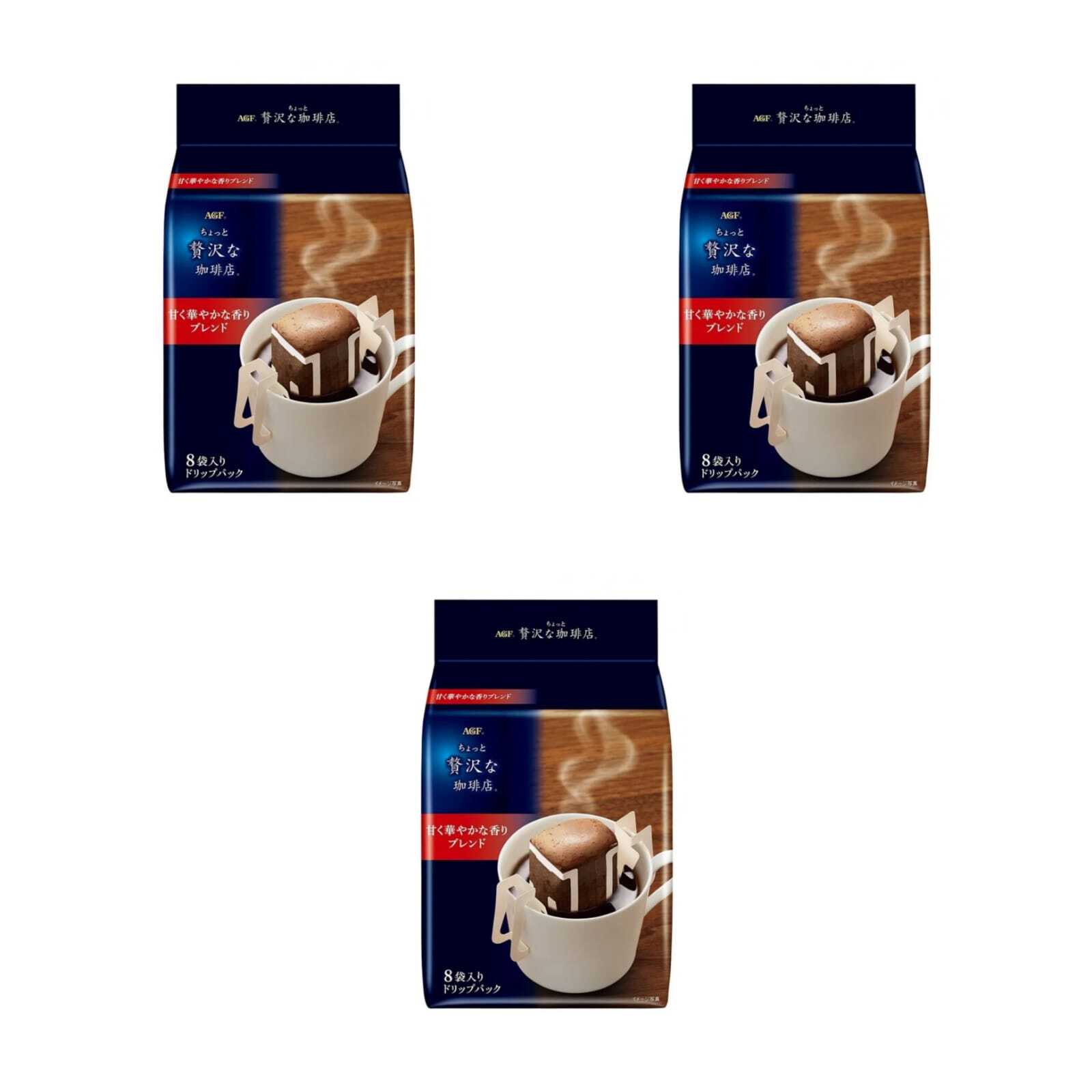 

Кофе в дрип-пакетах AGF Blendy Luxary Мока, 8 шт х 3 упаковки