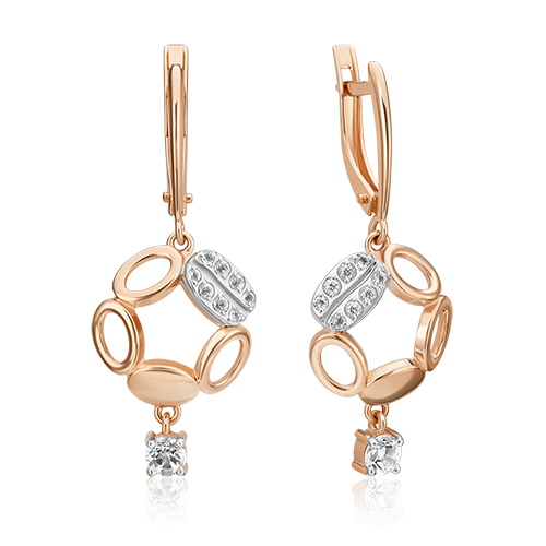 

Серьги из красного золота с топазом PLATINA jewelry 02-4912-00-201-1111, 02-4912-00-201-1111