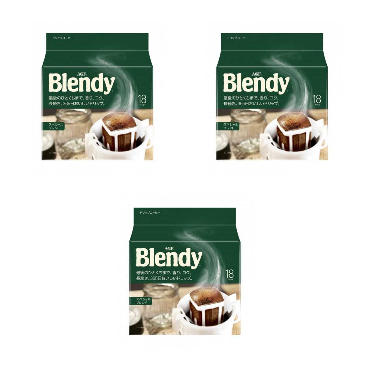 

Кофе в дрип-пакетах AGF Blendy Mild Blend, 18 шт х 3 упаковки