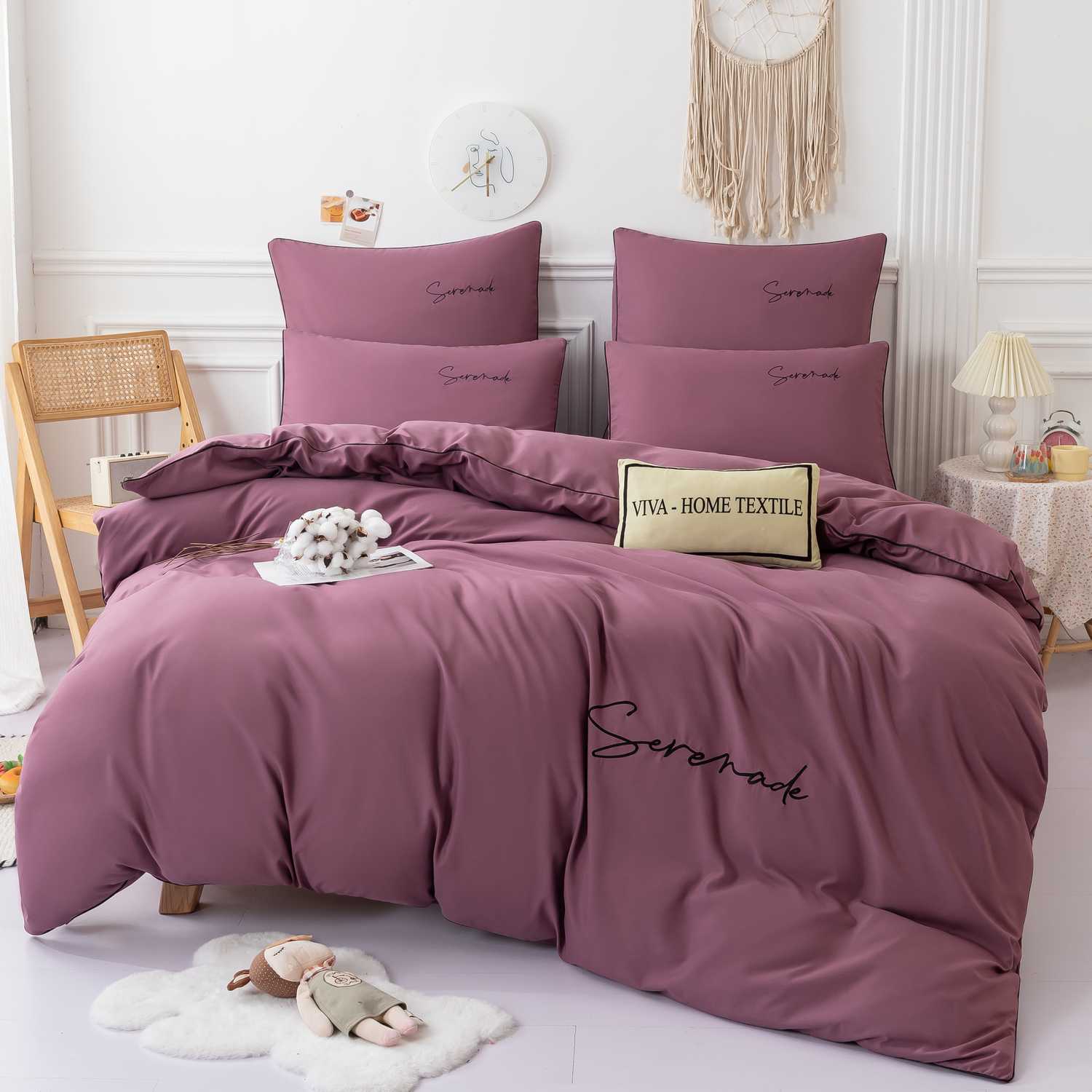

Комплект постельного белья VIVA - HOME TEXTILE евро 160х200х35, CHR0