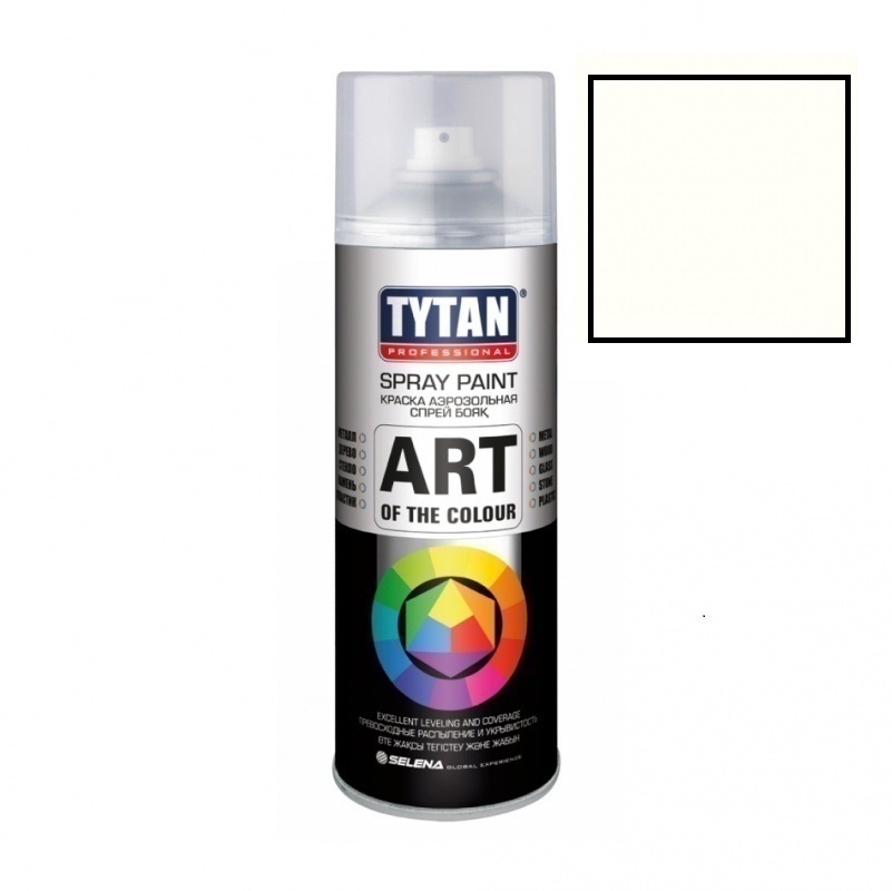 фото Аэрозольная краска tytan professional 400 мл. белый