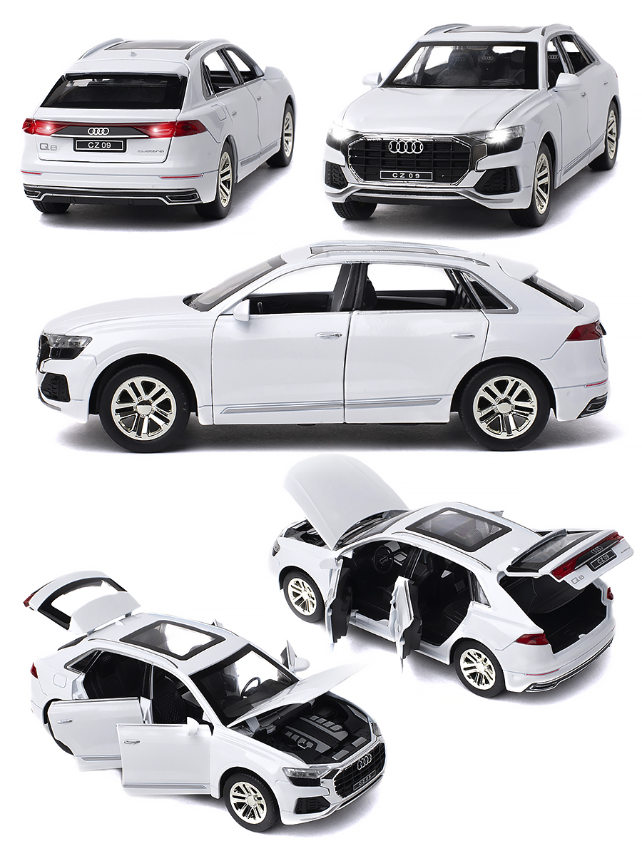 

Машинка CheZhi Audi Q8 1:24, CZ114W, Белый, Audi Q8