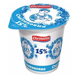 

Сметанный продукт Ehrmann Сметановна 15% 375 г