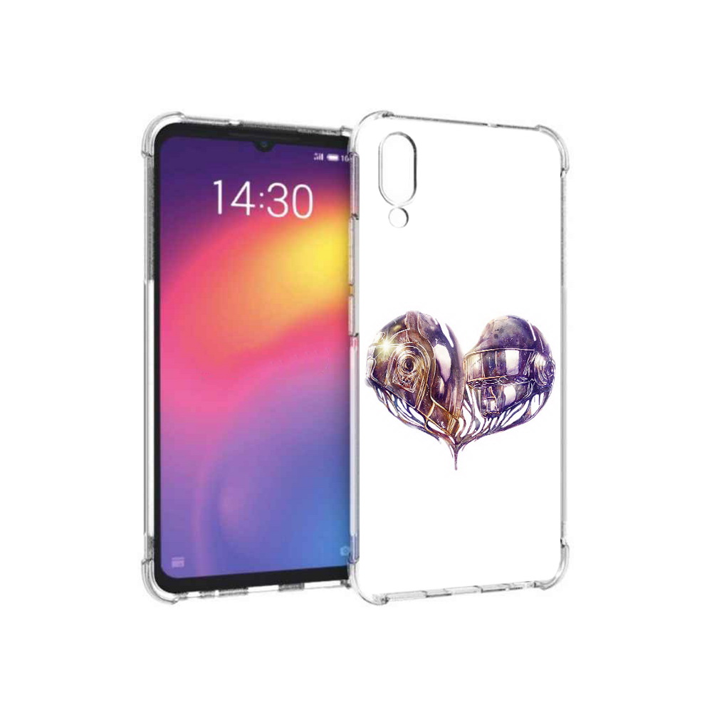 

Чехол MyPads Tocco для Meizu Note 9 сердце абстракция (PT134513.88.596), Прозрачный, Tocco