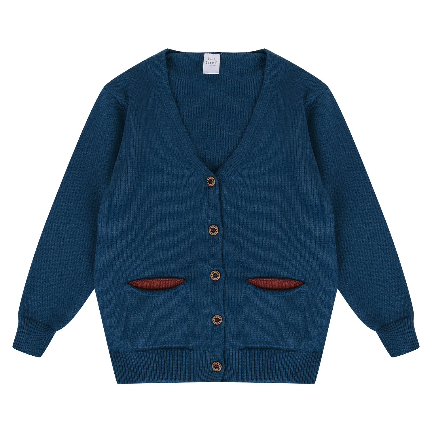 

Кардиган детский Fun Time QBDF1922S/blue р.80, QBDF1922S/blue