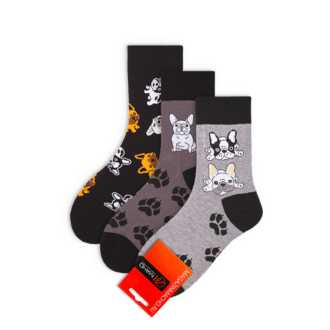 Комплект носков унисекс Мачо НаборыЦветные разноцветных 36-38
