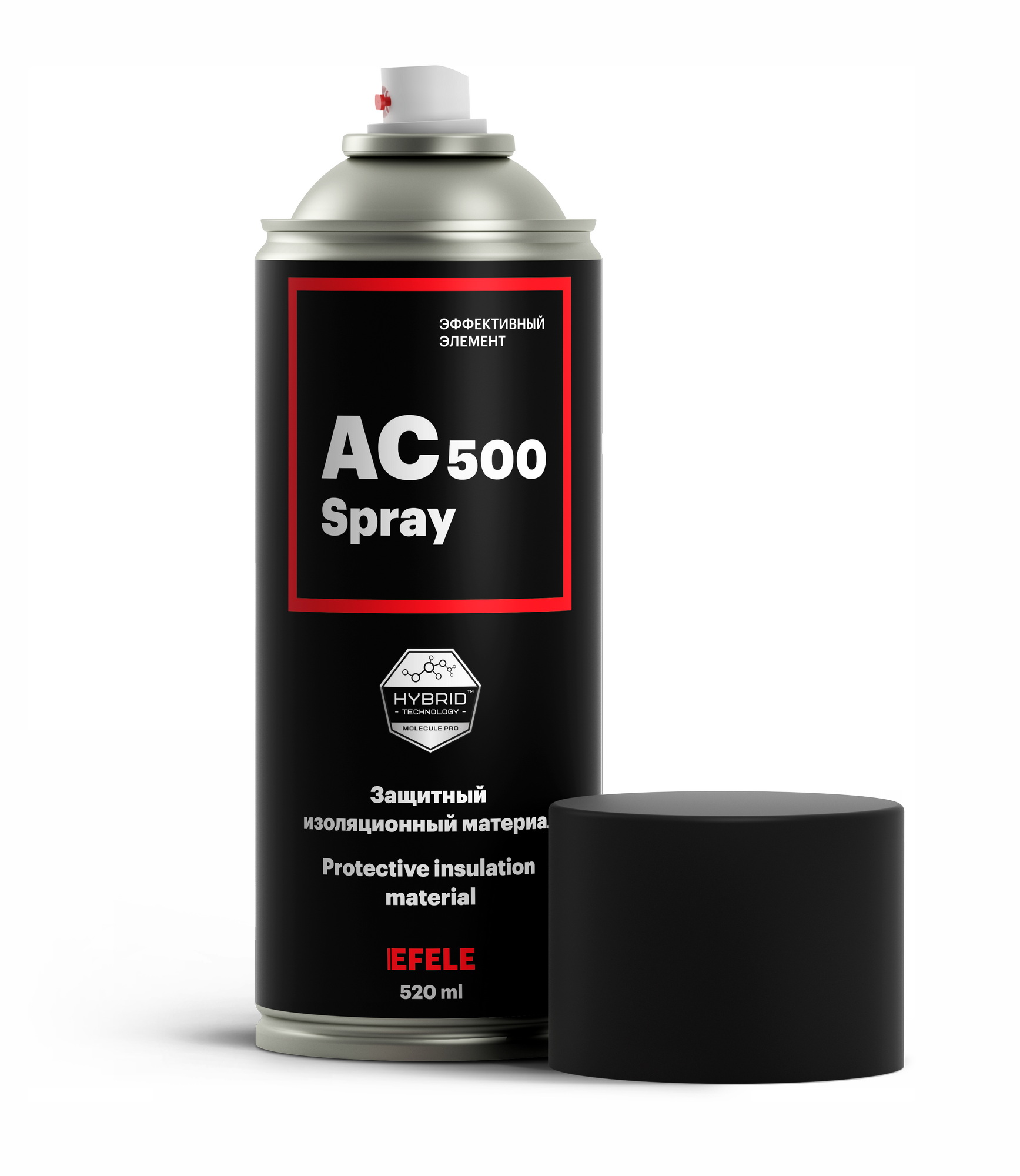 Жидкая изолента EFELE EFL0094588 AC-500 Spray 520 мл