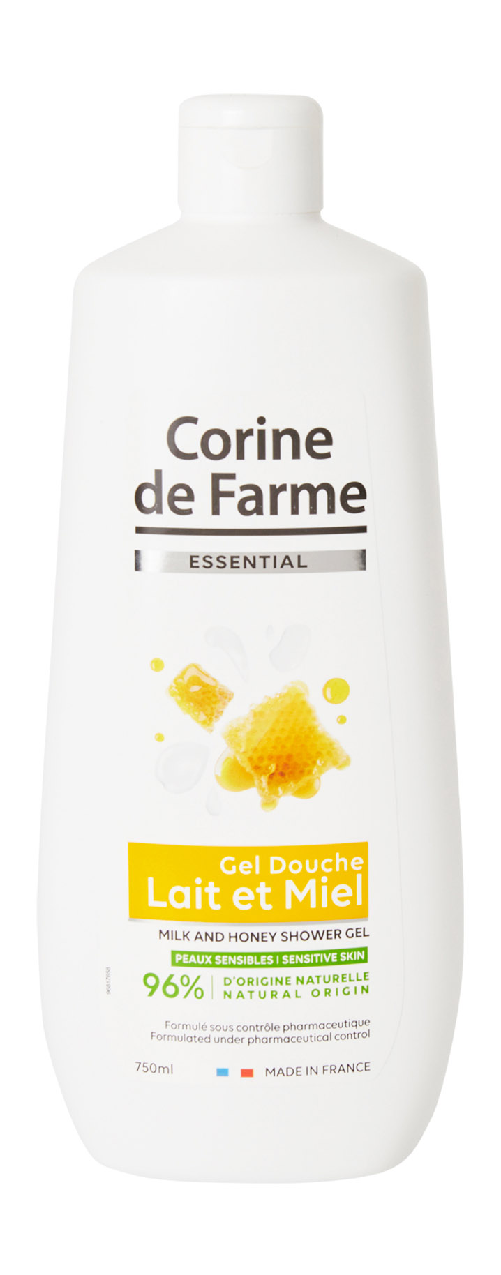 фото Corine de farme essential milk and honey shower gel