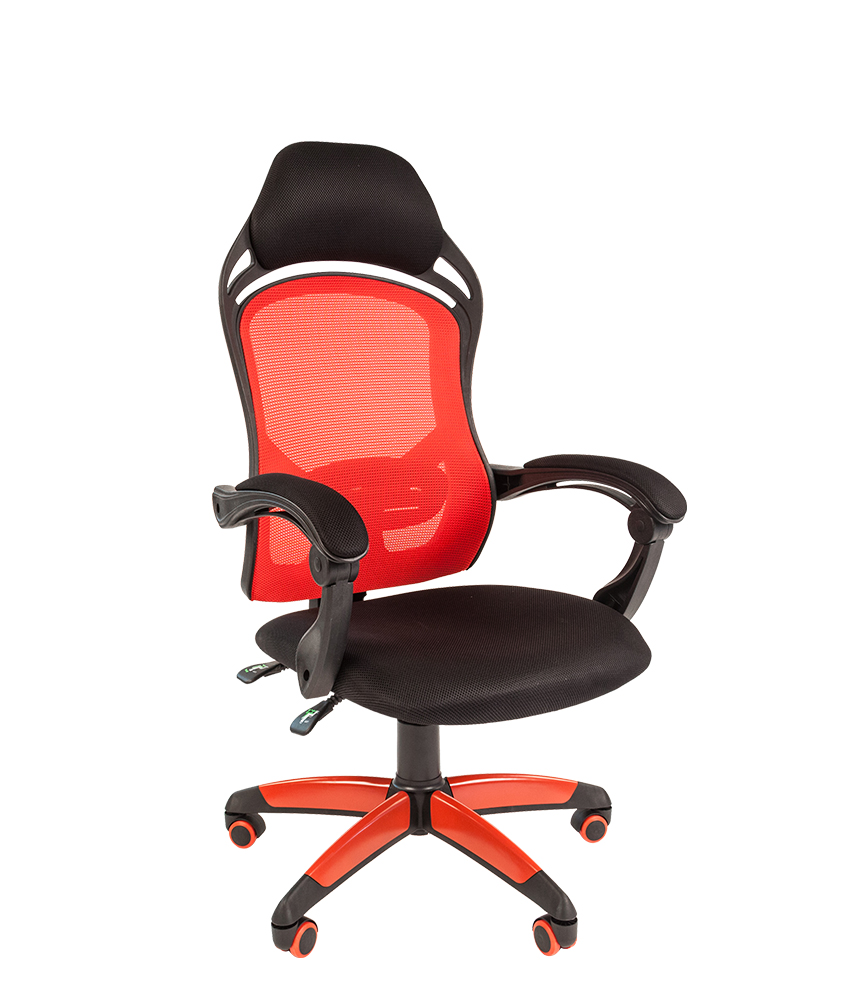 Игровое кресло Chairman game 12 черный; красный