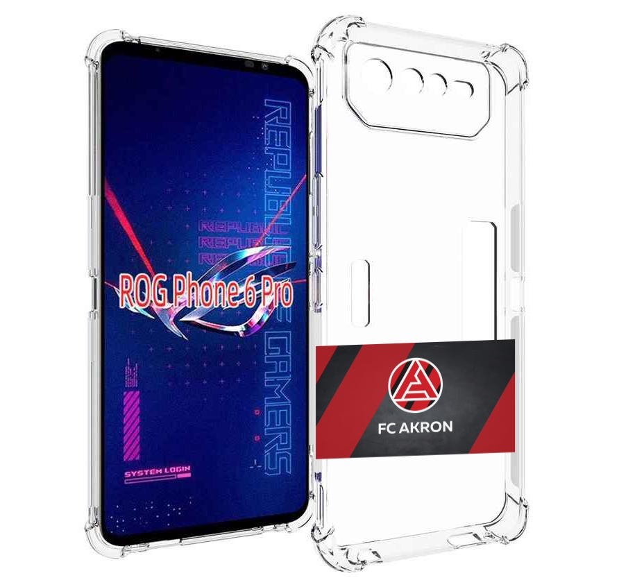 

Чехол MyPads фк акрон тольятти мужской для Asus ROG Phone 6 Pro, Прозрачный, Tocco