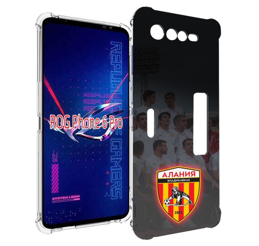

Чехол MyPads фк алания владикавказ мужской для Asus ROG Phone 6 Pro, Прозрачный, Tocco