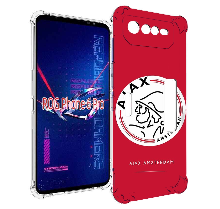 

Чехол MyPads фк аякс амстердам для Asus ROG Phone 6 Pro, Прозрачный, Tocco