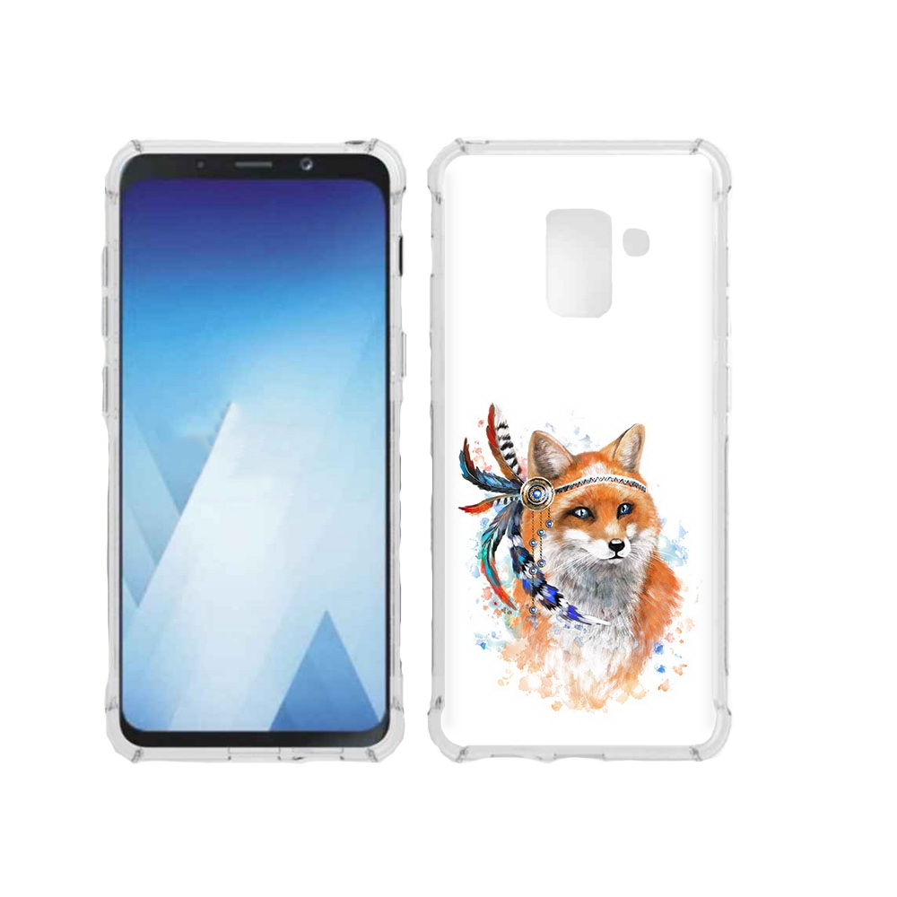 

Чехол MyPads Tocco для Samsung Galaxy A5 (2018) инду лиса (PT95317.573.377), Прозрачный, Tocco