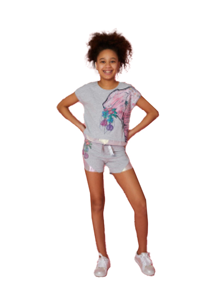 

Футболка для девочки Little Star Girls 1658-yx, 116-122, св.-серый(доставка из-за рубежа)