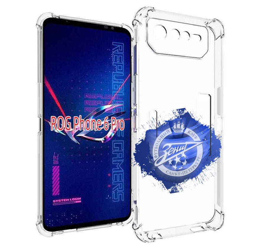 

Чехол MyPads фк зенит 1 мужской для Asus ROG Phone 6 Pro, Прозрачный, Tocco