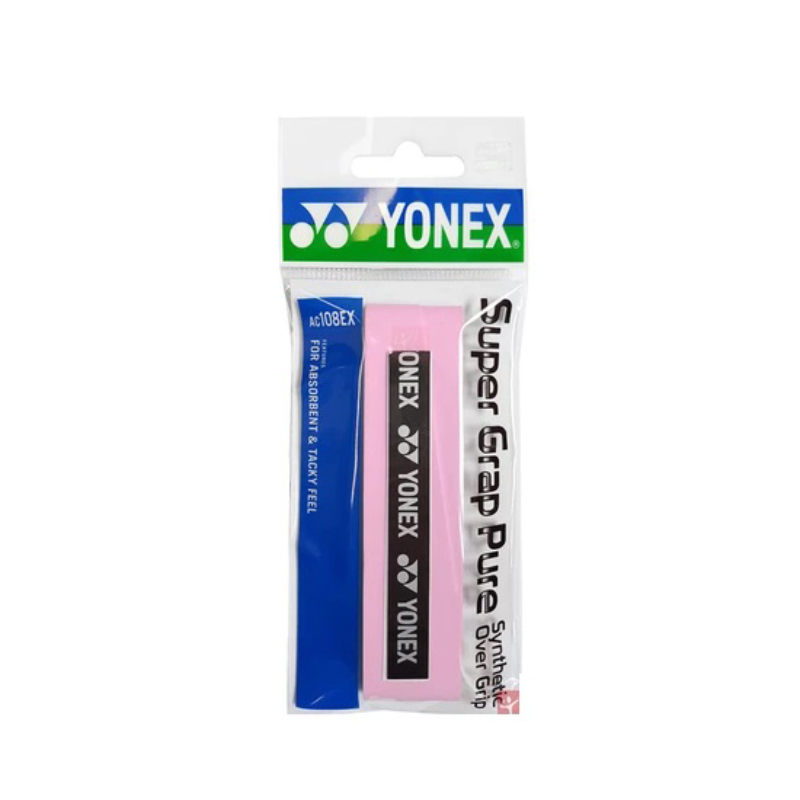 Обмотка для ручки ракетки Yonex Overgrip AC108EX Super Grap Pure х1, Light Pink