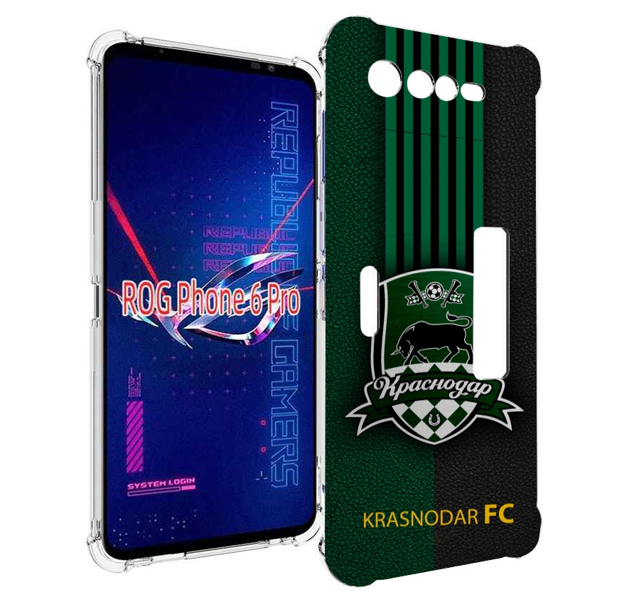 

Чехол MyPads фк краснодар мужской для Asus ROG Phone 6 Pro, Прозрачный, Tocco