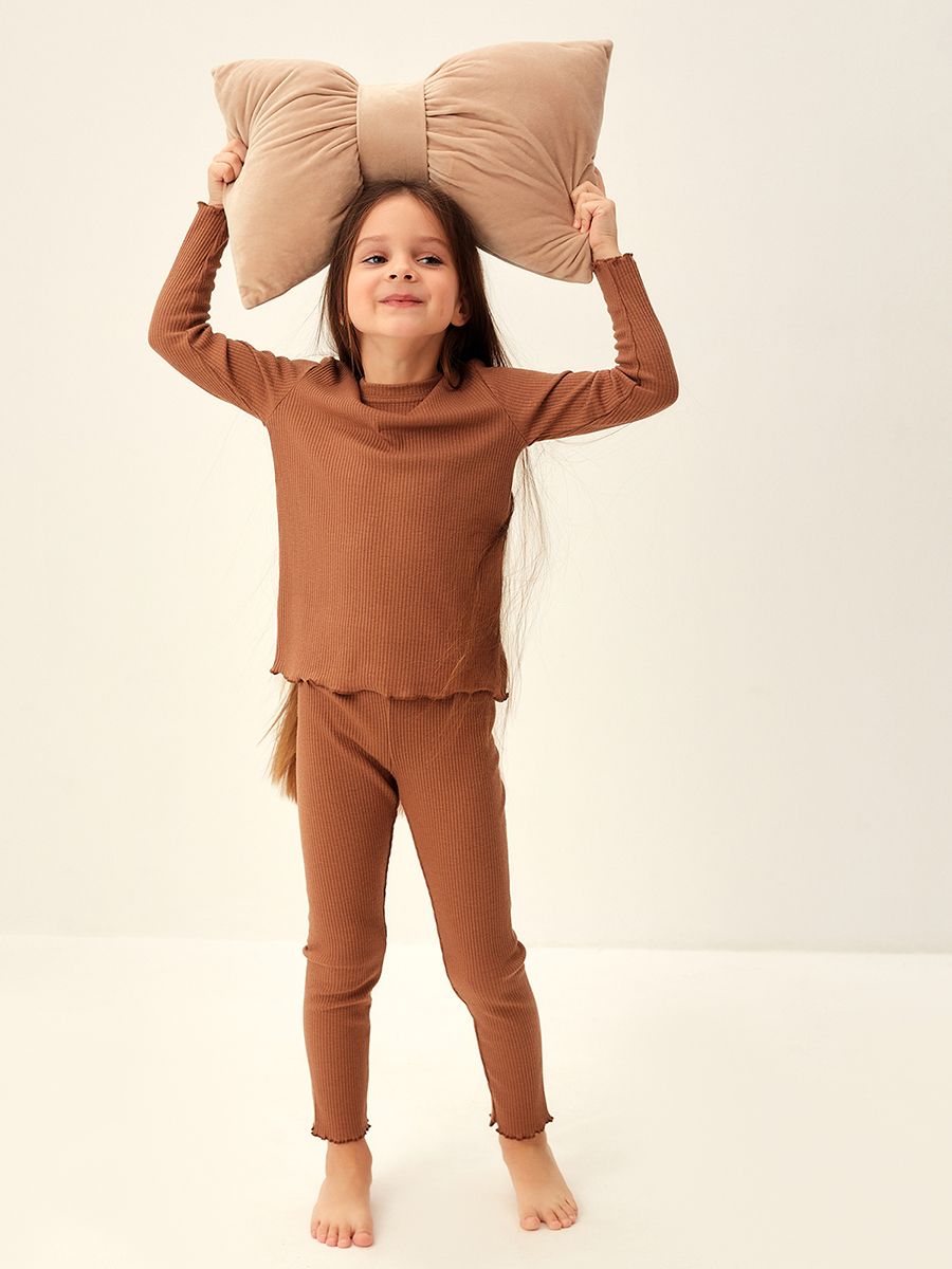 Пижама детская SL Home 10197178 Comfort кофейный 128 2144₽