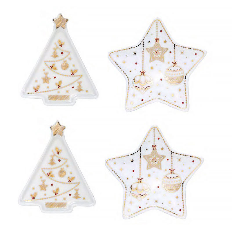 

Набор подставок для чайных пакетиков Easy Life Christmas Lights, 4шт