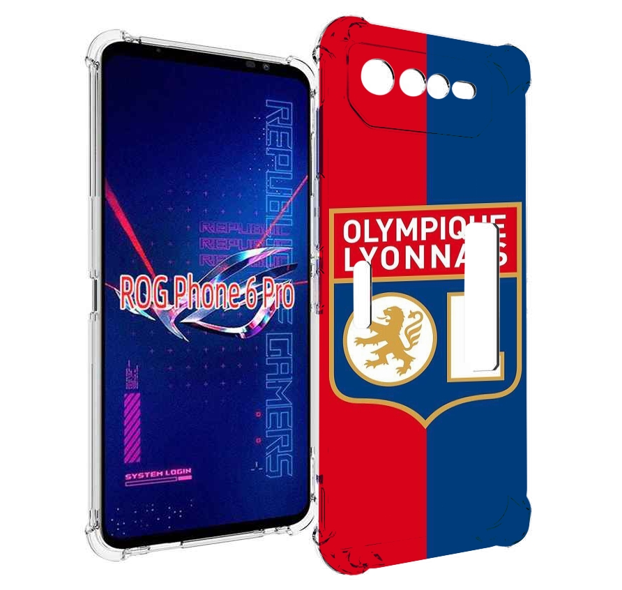 

Чехол MyPads фк лион эмблема для Asus ROG Phone 6 Pro, Прозрачный, Tocco