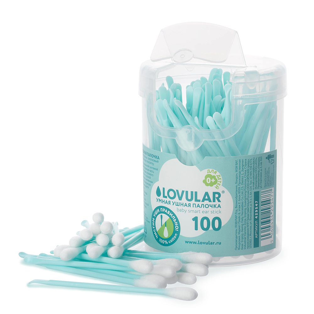 

Умная ушная палочка Lovular 100 шт