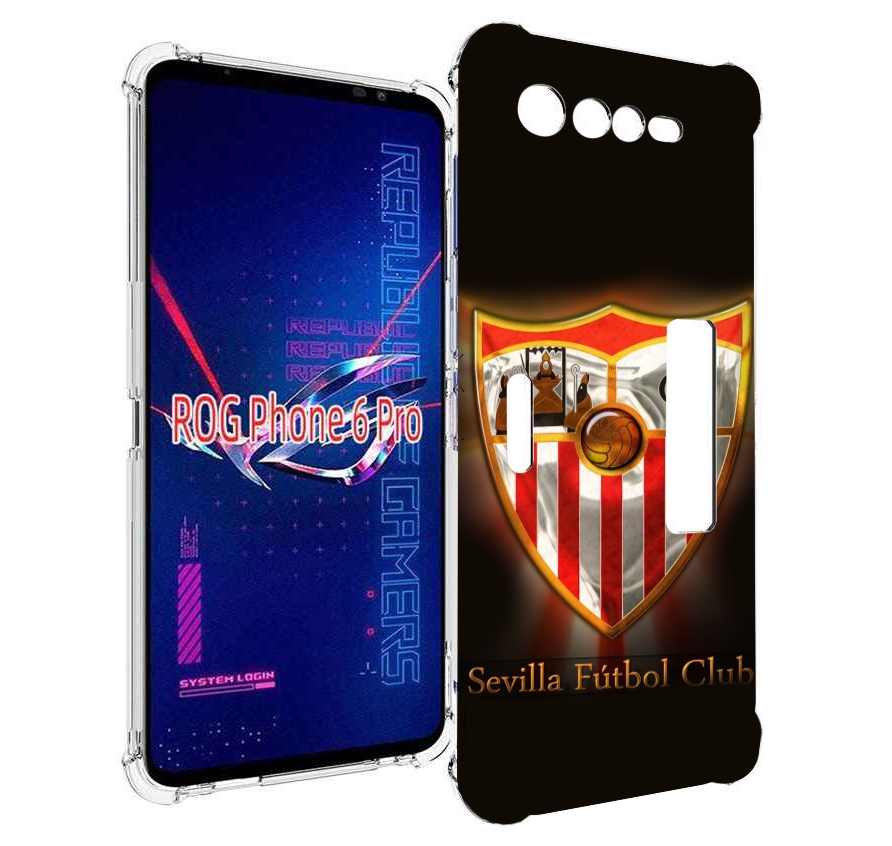 

Чехол MyPads фк севилья испания мужской для Asus ROG Phone 6 Pro, Прозрачный, Tocco