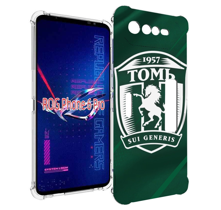 

Чехол MyPads фк томь томск для Asus ROG Phone 6 Pro, Прозрачный, Tocco