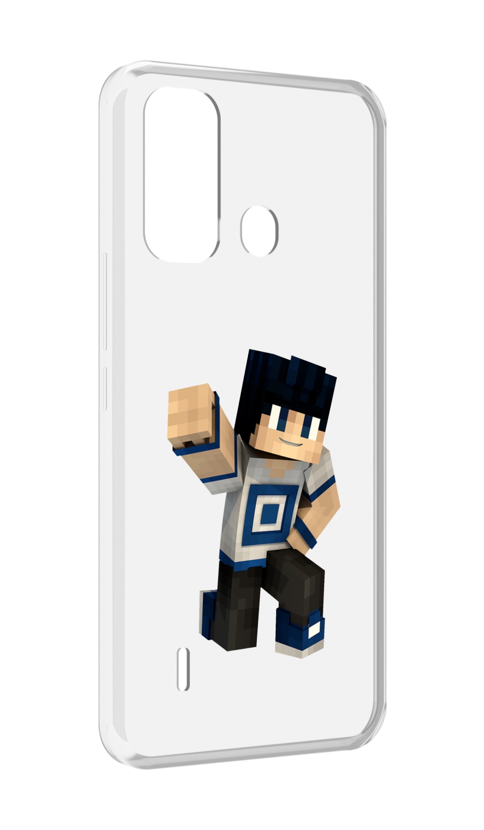 

Чехол MyPads Minecraft-1 для ITEL A49 / A58 / A58 Pro, Прозрачный, Tocco