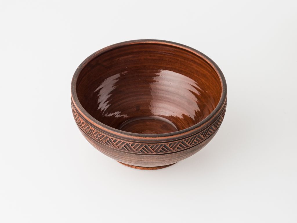 

Салатник 20 см Ecopottery, Коричневый