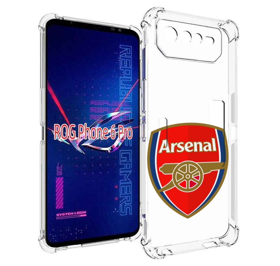 

Чехол MyPads фк-арсенал-2 для Asus ROG Phone 6 Pro, Прозрачный, Tocco