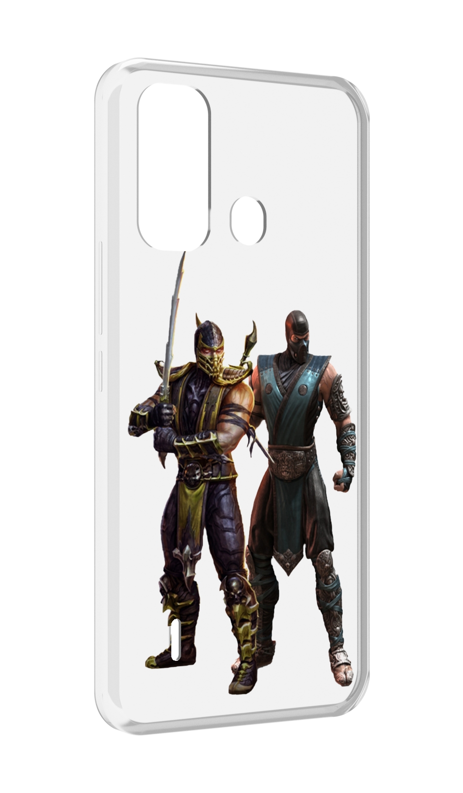 

Чехол MyPads Mortal-Kombat-1 для ITEL A49 / A58 / A58 Pro, Прозрачный, Tocco